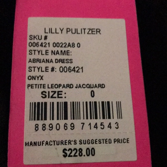 LILLY PULITZER ABRIANA LONG SLEEVE WRAP DRESS IN ONYX. - Picture 1 of 13